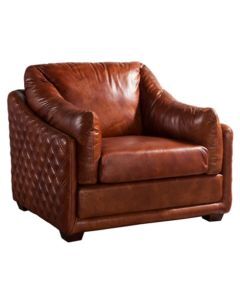 Ashford Vintage Retro Distressed Leather Armchair