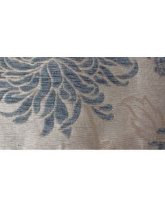 Balcony Floral Powder Blue Free Fabric Swatch Sample