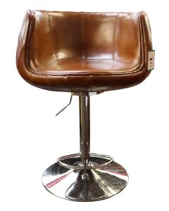 Barstool Grande Vintage Tan Distressed Leather