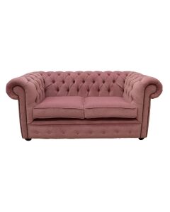 Chesterfield 2 Seater Pimlico Lilac Fabric Sofa Settee Bespoke In Classic Style